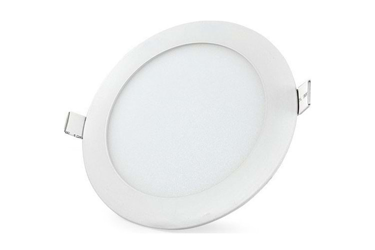 3W - Yuvarlak Slim Led Panel Armatür 6500K